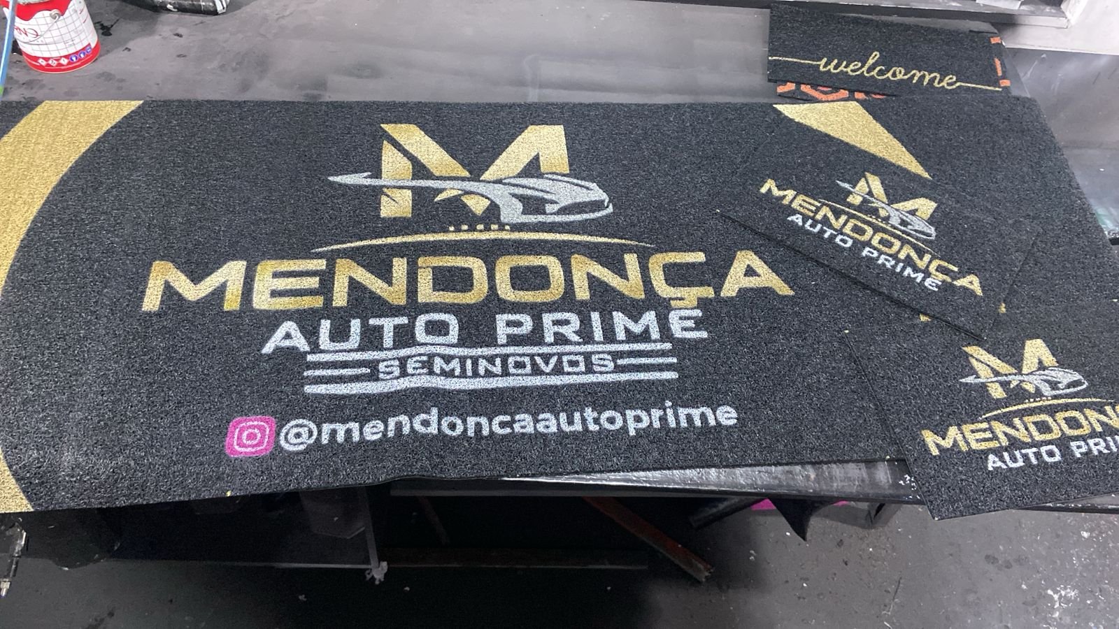 Tapete personalizado da Mendonça Auto Prime